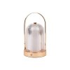 Lampka stołowa nocna V-TAC 1W LED 22cm ładowanie USB ściemnianie złota VT-1057 3000K-6000K 55lm